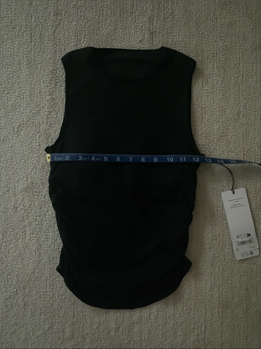 Alo, Ribbed En Pointe Tank - Picture 6 of 7